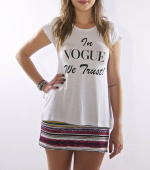 T-SHIRT IN VOGUE TAMANHO P
