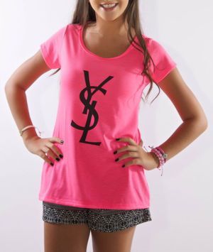 T-SHIRT YSL NEON